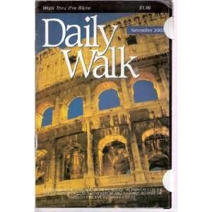  Daily Walk November 2003 Acts, Romans, and 2 Corinthians 