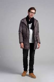 Mens Fashion High quality Duck Down Hoody Coat Jacket 2 Color 4 Size 