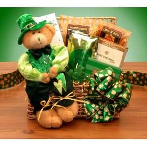 Saint Patricks Day Gift Basket Shamrocks Treasure Chest  