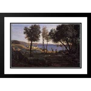  Corot, Jean Baptiste Camille 40x28 Framed and Double 
