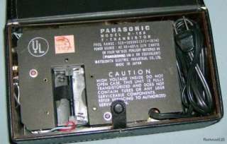 Vintage Panasonic Transistor AM / KC Radio Battery & AC  