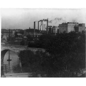   milling district,Minneapolis,Hennepin County,MN,c1908