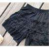 Hot Womens Lace Pleated Safety Shorts Mini Skirt Pants  