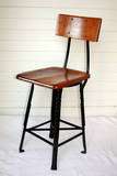 Vtg Industrial Chair Stool Machine Age Factory Mid Century Stromberg 
