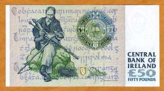 Ireland Republic, 50 pounds, 1999, P 78 (78a), Gem UNC  