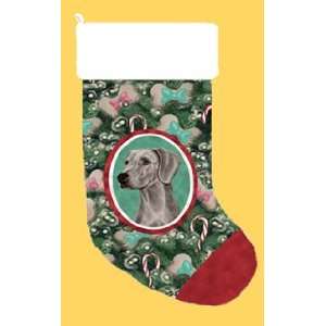  Weimaraner Christmas Stocking 