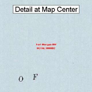   Map   Fort Morgan NW, Alabama (Folded/Waterproof)