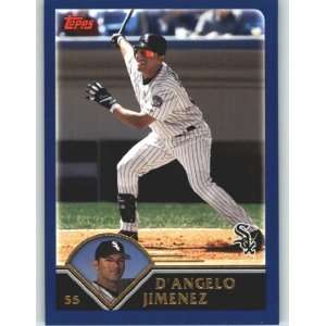  2003 Topps #522 DAngelo Jimenez   Chicago White Sox 