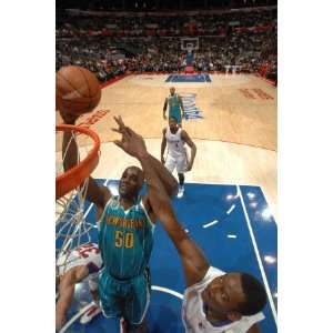 New Orleans Hornets v Los Angeles Clippers Emeka Okafor and Al Farouq 