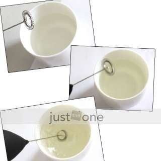 Egg Beater Milk Coffee Drink Frother Whisk Mixer Foamer  