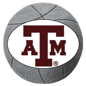  Texas A&M Aggies NCAA Basketball One Inch Pewter Lapel Pin 