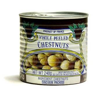 Clement Faugier Whole Peeled Chestnuts Vacuum Packed   240g   8.0 oz