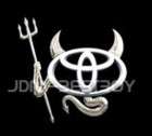 TOYOTA 3D Devil Demon Decal Sticker Car Emblem logo (Fits Toyota 