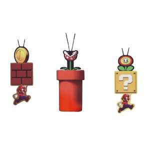  Super Mario Brother Animated Phone Strap   Coin, Fire 