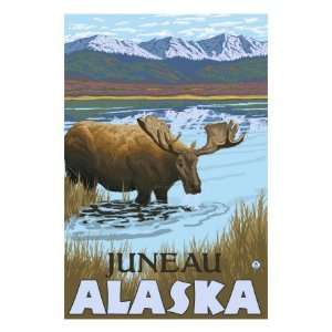   at Lake, Juneau, Alaska Giclee Poster Print, 24x32