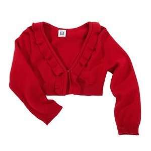  Carters Dress Me Up Ruffle Cardigan in Red (4T) Baby