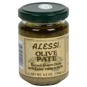 Alessi Pate, Green Olive, 4.50 Ounce Grocery & Gourmet Food