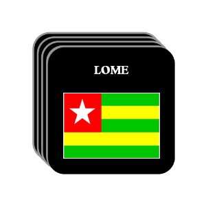 Togo   LOME Set of 4 Mini Mousepad Coasters