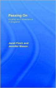 Passing On, (1857282760), Janet Finch, Textbooks   