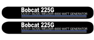 Miller Bobcat 225G Decal Set, Brand New  