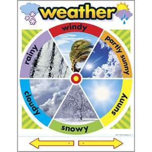 WEATHER Wheel Science Trend Poster Chart NEW  