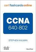 CCNA 640 802 Cert Flash Cards Online, Retail Packaged Version