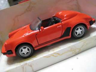 Maisto Porsche 911 Speedster 1989 138 Red Diecast NIB  