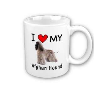  I Love My Afghan Hound Coffee Mug 