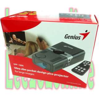 Genius Mini LED Pico Handheld Projector GPP 1000  