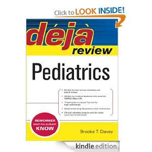 Deja Review Pediatrics Brooke Davey  Kindle Store