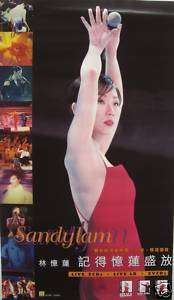 SANDY LAM LIVE DVD ASIAN PROMO POSTER Cantopop Music  