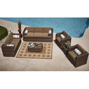  The Taryn Collection 6 Piece All Weather Wicker Deep 