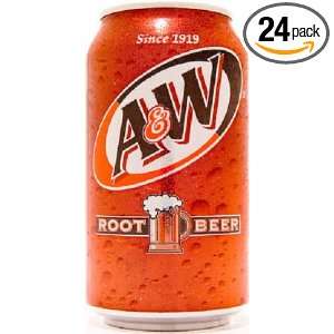 UP A&W Root Beer, 8 Ounce (Pack of 24) Grocery & Gourmet Food