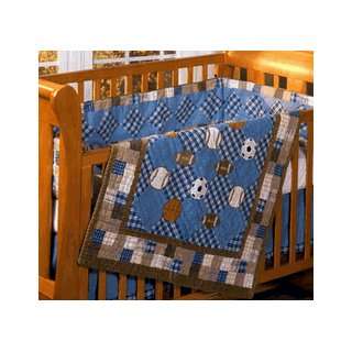  3Pc Crib Bedding Set   Sport Baby