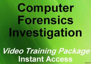 Computer Forensics Investigation CBT Video Training 6+h  