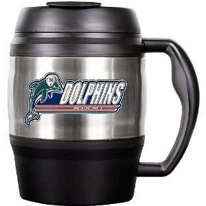  Miami Dolphins NFL 52oz. Stainless Steel Macho Travel Mug 