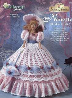Nanette of New York Barbie Doll Outfit TNS Crochet Pattern Leaflet NEW 