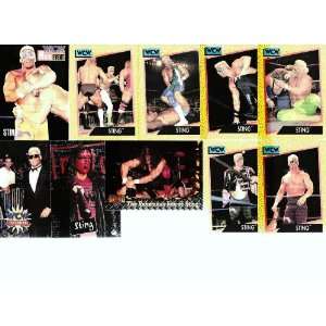 Sting WCW / NWO Wrestling Lot of 10 Trading Cards