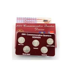  2001 Quarter Mania Uncirculated Set   Denver Mint Toys 