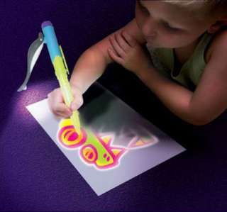 Glow Go Dolphin Topper Black Light in the Dark UV Markers Drawing Pen 