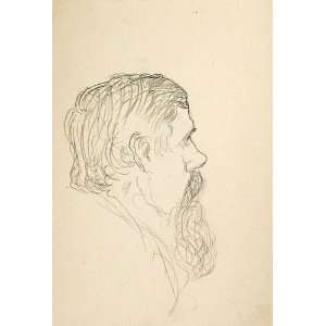   Reproduction   John Ottis Adams   24 x 36 inches   Man with Full Beard