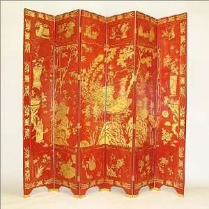 Wayborn 1425   Lucky Red Phoenix Room Divider (Free Delivery) Click 