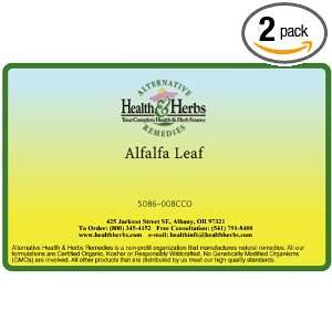  Alternative Health & Herbs Remedies Alfalfa Leaf, 8 Ounce 