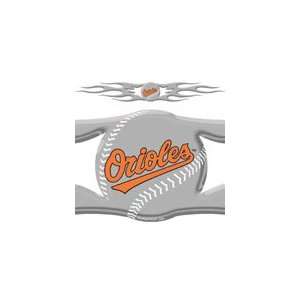  MLB Baltimore Orioles Decal   XL Flame Graphic