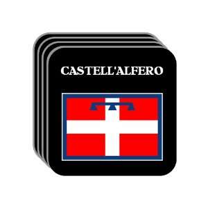   Piedmont (Piemonte)   CASTELLALFERO Set of 4 Mini Mousepad Coasters
