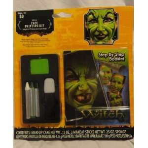 Witch Face Painting Kit with Step By Step Booklet 