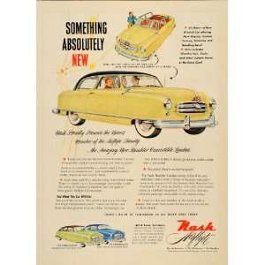  1950 Ad Nash Kelvinator Sedan Convertible Airflyte Cars 