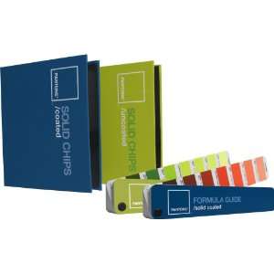  Pantone Solid Chips Two Book Set with Formula Guides 