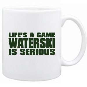  New  Life Is A Game , Waterski Is Serious   Mug 