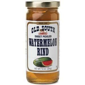    Old South Sweet Pickled Watermelon Rind 10 Oz Jar 